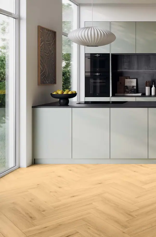 Ламиниран паркет KronoSwiss Grand Selection Herringbone №D80891 Дъб Барил 14мм / 33 клас 4V — снимка 2