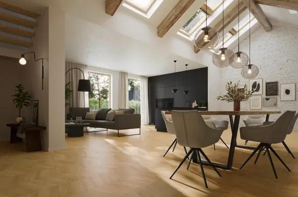 Ламиниран паркет KronoSwiss Grand Selection Chevron №D80691 Бряг 10мм / 33 клас — снимка 3