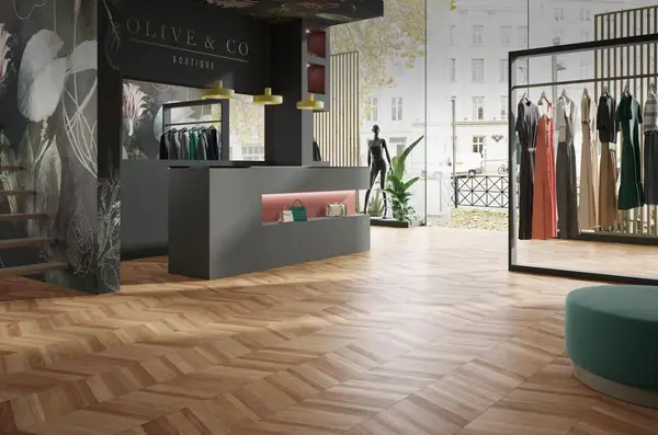 Ламиниран паркет KronoSwiss Grand Selection Chevron №D80711 Земя 10мм / 33 клас — снимка 3