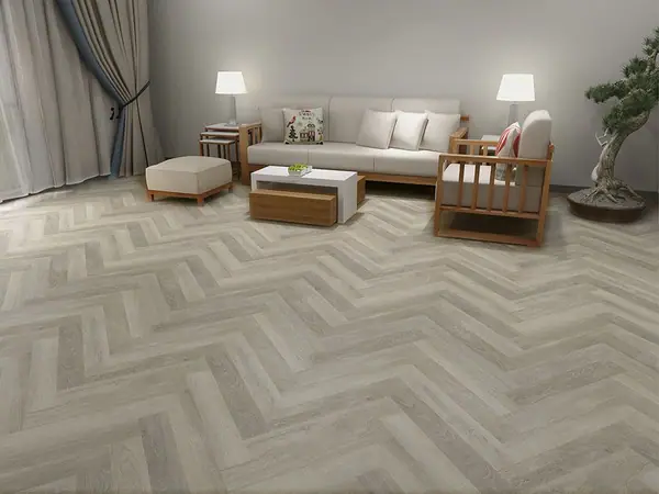 Винилова настилка Check One Herringbone №2075H Дъб Фламинг 4,5+1мм / 42 клас — снимка 3