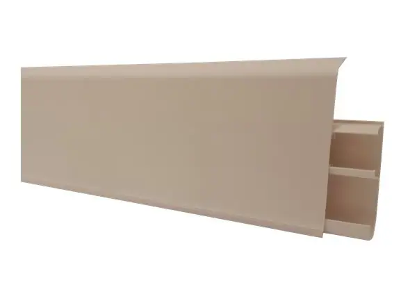 Пвц перваз с канал за кабел 338 8cm — снимка 2