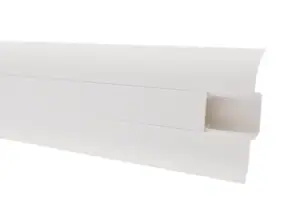 Пвц перваз с канал за кабел 55mm №834 — снимка 2